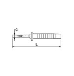 Alicate universal Ega Master 180 mm. Mastercut Titacrom® Bimat codigo 62496