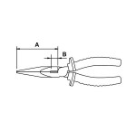 Alicate telefonista Ega Master 200 mm. Mastercut Titacrom® Bimat codigo 62499