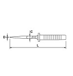 Alicate telefonista Ega Master 200 mm. Mastercut Titacrom® Bimat codigo 62499