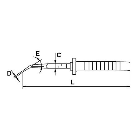 Alicate telefonista boca curva Ega Master 200 mm. Mastercut Titacrom® Bimat codigo 62501