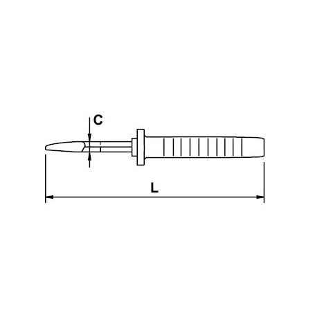 Alicate corte diagonal reforzado Ega Master 200 mm. Mastercut Titacrom® Bimat codigo 62598