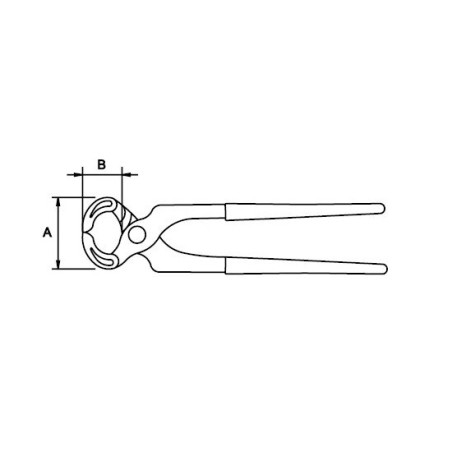 Tenaza carpintero Ega Master 9" con mango codigo 62440