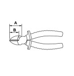 Alicate corte diagonal Ega Master 190 mm. Titacrom® Bimat codigo 62540