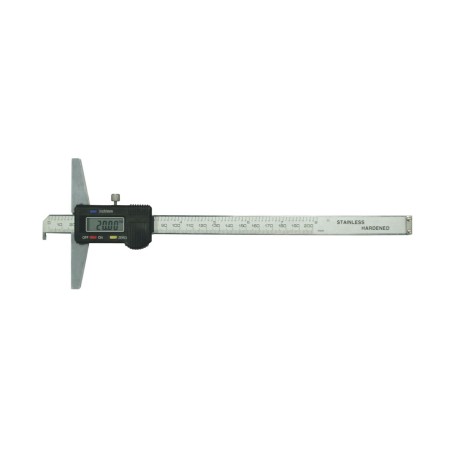Calibre de profundidad digital para ranuras Ega Master 200 mm. 0,01 mm. codigo 65491