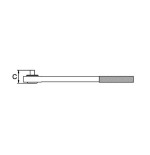 Llave de carraca reversible Ega Master 1/4" 200 mm. codigo 38203