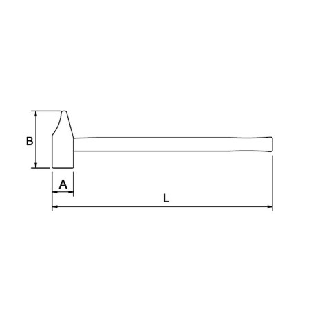 Martillo rivoir Ega Master 30 mm. mango madera hickory codigo 69692