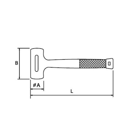 Martillo antirrebote Ega Master 1.5 Lb. codigo 69750