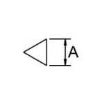 Lima de aguja Ega Master 6" triangular codigo 63718