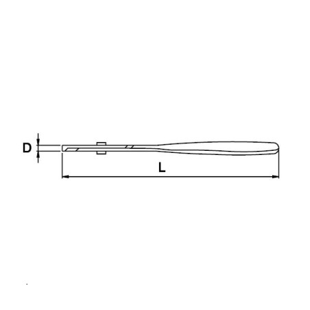 Tenaza canal boca fina Ega Master 7" Titacrom® codigo 68558