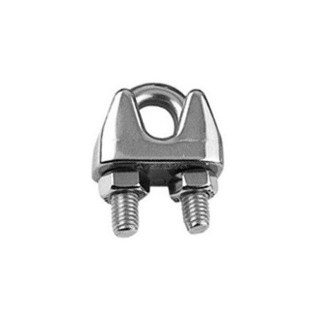 Sujetacables acero inoxidable A-4 DIN-741 10 mm. M-8