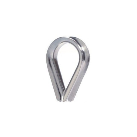 Guardacabos acero cincado DIN-6899/A cable 13 mm.