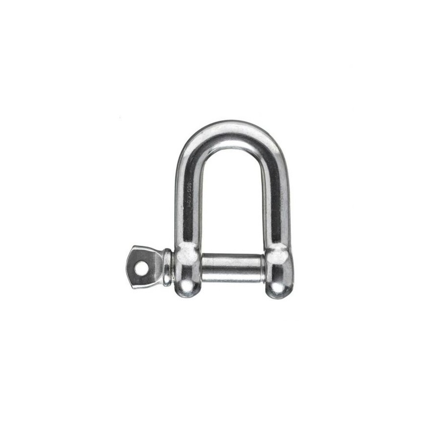 Grillete recto acero inoxidable A-4 22 mm. Grillete recto acero inoxidable A-4 22 mm.