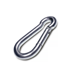 Mosqueton bombero acero inoxidable A-4 DIN-5299 8x80 mm.