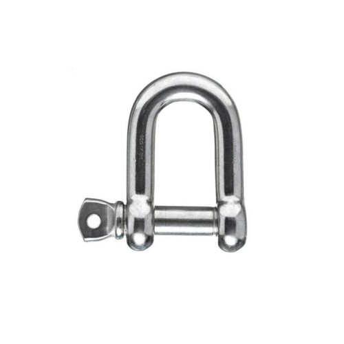 Grillete recto acero cincado 56 mm.
