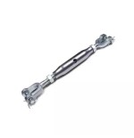 Tensor tubular horquilla-horquilla acero cincado DIN-1478 M-12