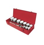 Juego de llaves de vaso 1" 14 ud. Ega Master 36-80 mm. 6 cantos codigo 65041