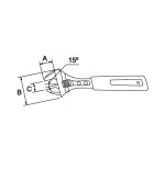 Llave ajustable Ega Master 10" Titacrom® confort codigo 61908