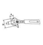 Llave ajustable combi Ega Master 12" Titacrom® confort codigo 61945