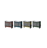 Armario carro de herramientas Ega Master 13 cajones color azul codigo 50955