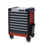 Armario carro de herramientas Ega Master 8 cajones color rojo codigo 50977