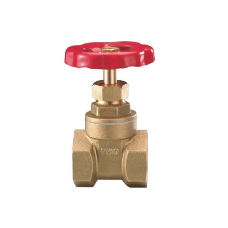 Valvula de compuerta laton con rosca 2-1/2" cierre metal PN-10
