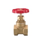 Valvula de compuerta laton con rosca 2-1/2" cierre metal PN-10