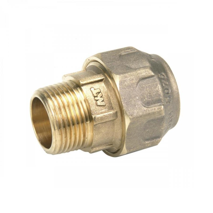 Racor recto macho laton PE 40x1-1/4"