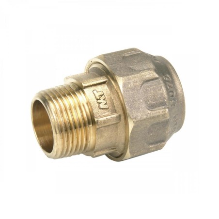 Racor recto macho laton PE 40x1-1/4"