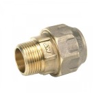 Racor recto macho laton PE 40x1-1/4"