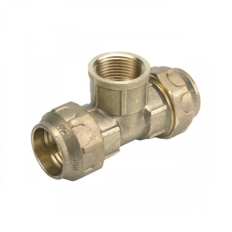 Racor Te hembra laton PE 40x1-1/4"