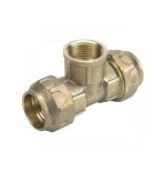 Racor Te hembra laton PE 40x1-1/4"