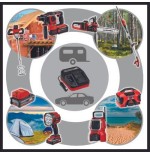 Kit cargador coche Einhell Power X-Car 3A 18 V. articulo 4512113