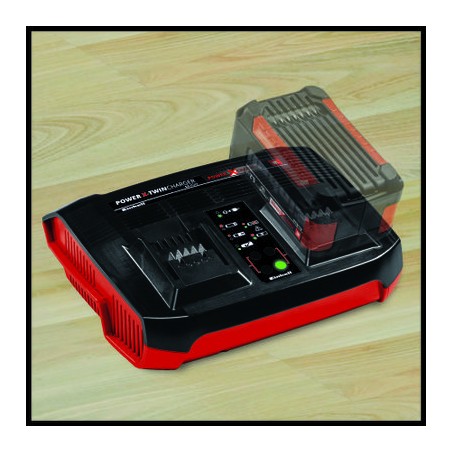 Cargador doble Einhell Power X- 3 A 18 V. articulo 4512069