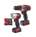 Kit taladro y linterna Einhell TE-CD 12/1 Li +22+CL (2x2.0Ah) 12 V. articulo 4513598