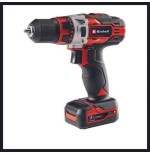Kit taladro y linterna Einhell TE-CD 12/1 Li +22+CL (2x2.0Ah) 12 V. articulo 4513598