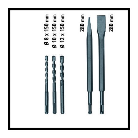 Martillo perforador Einhell TE-RH 32 4F Kit 1.250 W. articulo 4257944