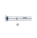 Anclaje metalico cincado cabeza inviolable Index M8 x 60 D-10 ACHINB10C