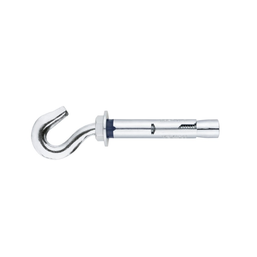 Anclaje metalico cincado gancho forjado Index M8 x 60 Ø10 ACHGFO10C Anclaje metalico cincado gancho forjado Index M8 x 60 Ø10 ACHGFO10C