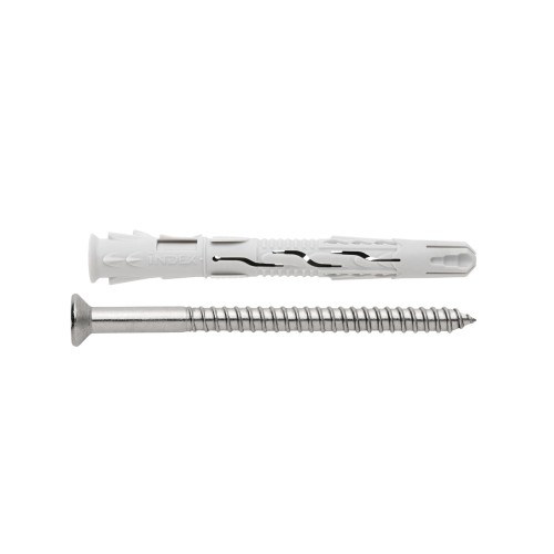 Taco de nylon cincado cabeza hexagonal Index 10 x 60 D-10 TNUXE10060