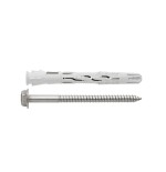 Taco de nylon inoxidable A4 cabeza hexagonal Index 10 x 120 D-10 TNXE410120