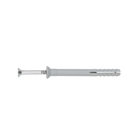 Taco clavable poliamida inox. A2 cabeza avellanada tornillo rosca arpon Index 8 x 100 D-8 TCA208100