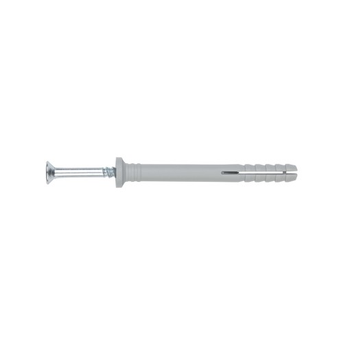 Taco clavable poliamida cincado cabeza cilindrica tornillo rosca arpon Index 5 x 30 D-5 TCCC05030
