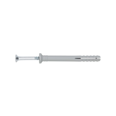 Taco clavable poliamida cincado cabeza cilindrica tornillo rosca arpon Index 6 x 40 D-6 TCCC06040