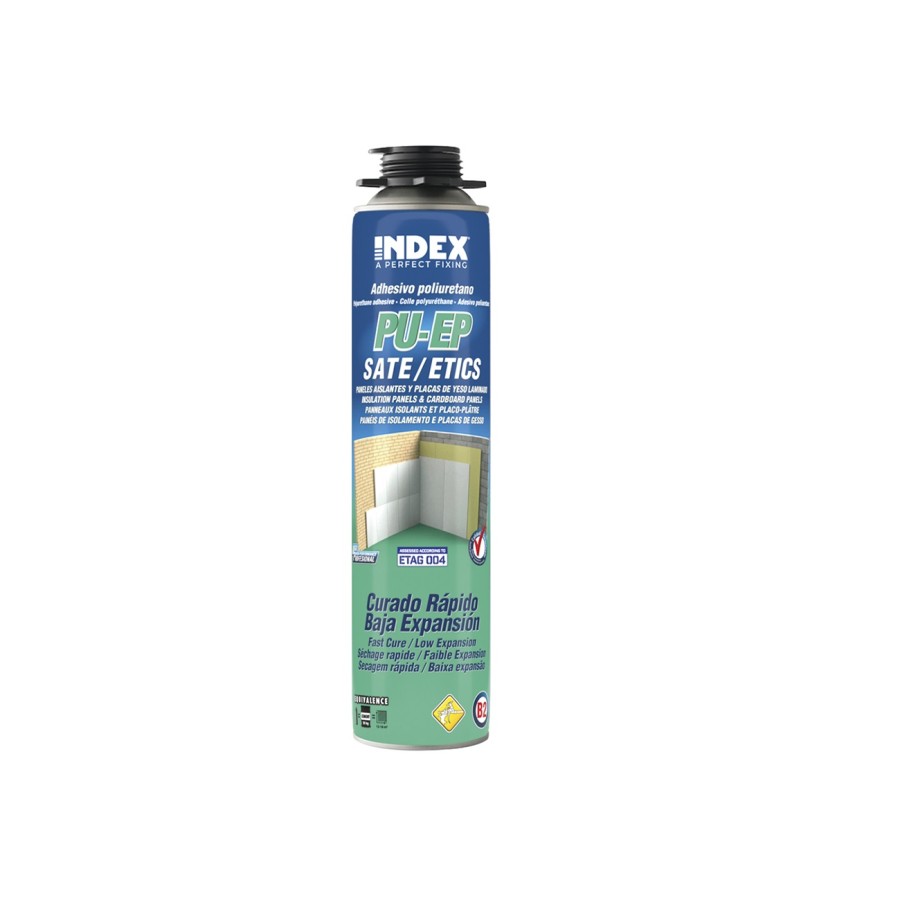 Espuma de poliuretano para paneles y placas de yeso Index 750 ml. PUEP750