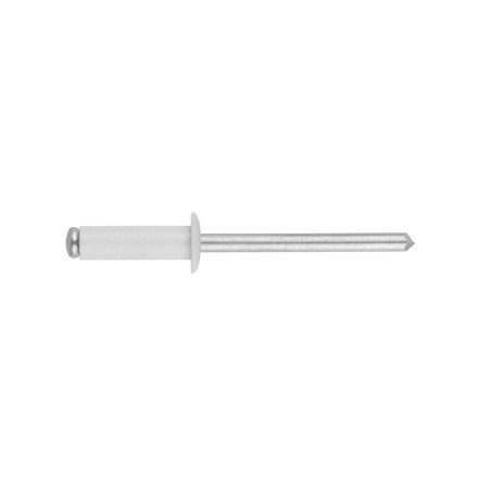 Remache de aluminio cabeza alomada blanca Index 3,2 x 8 RENO3208BL