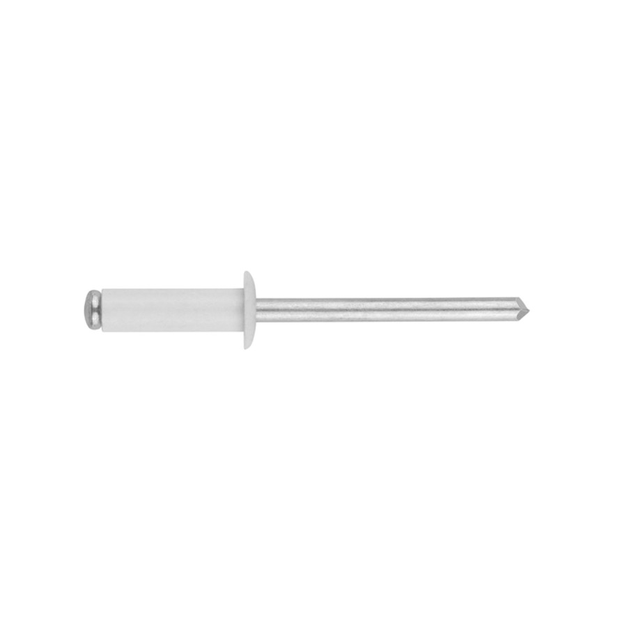 Remache de aluminio cabeza alomada blanca Index 4,0 x 12 RENO4012BL Remache de aluminio cabeza alomada blanca Index 4,0 x 12 RENO4012BL