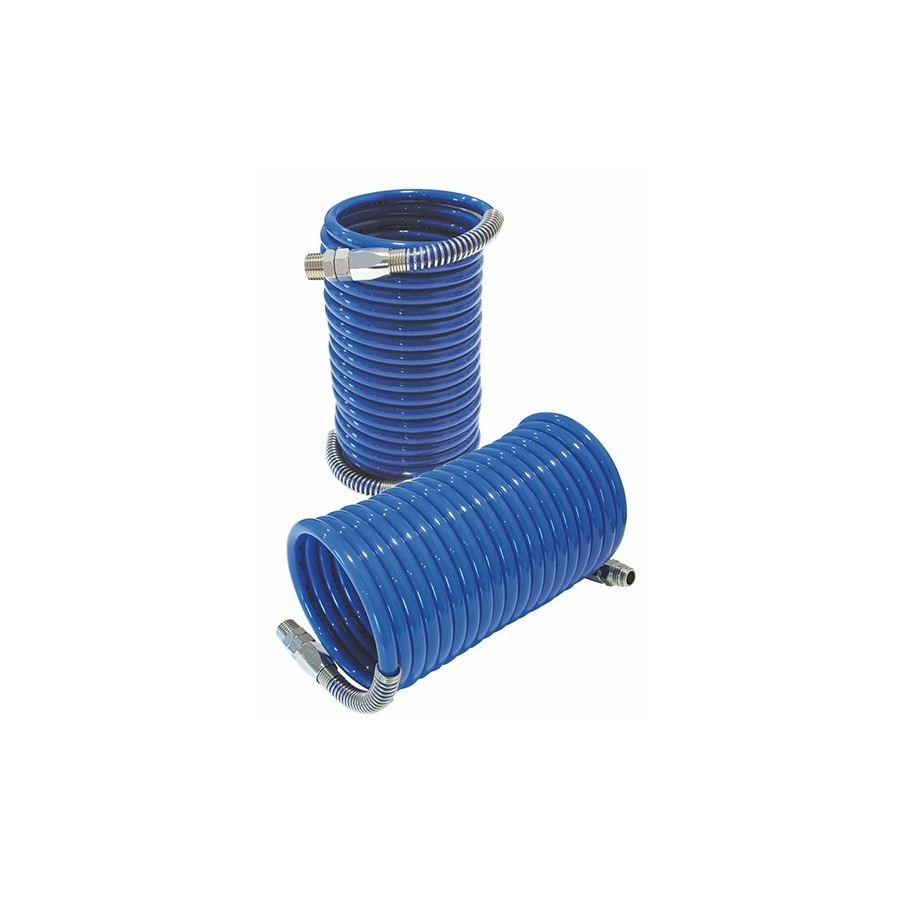 Espiral de tubo azul Mazzer Spir con racores 1/4" 4x6 5 metros Espiral de tubo azul Mazzer Spir con racores 1/4" 4x6 5 metros