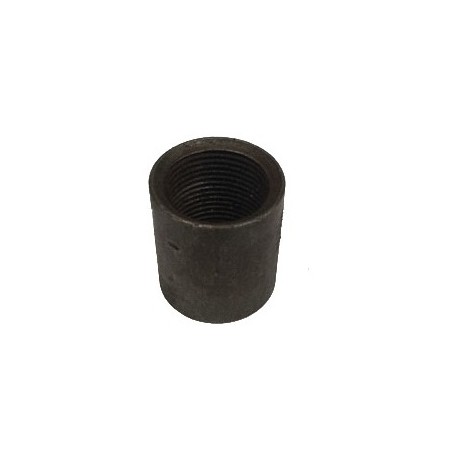 Manguito roscado EN 10226-1 acero negro ST 37.2 6" x 92 mm.
