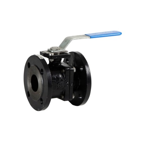 Valvula de esfera 2 piezas acero carbono bola a/inox. con bridas DN-200 PN-16