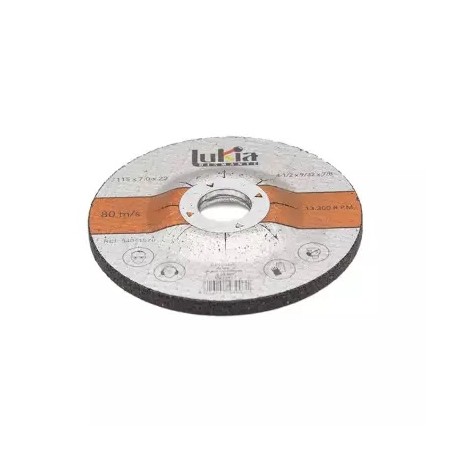 Disco de corte para metal Lukia A 24 RBF 125 x 7 mm.